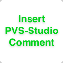 Insert PVS-Studio Comment